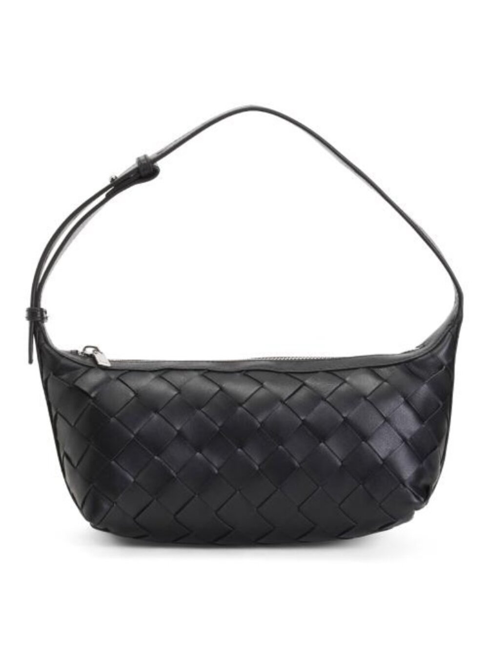 WALTER BAKER Leather Aurora Hand Woven Shoulder Bag